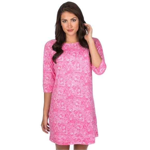 Lauren James Dresses & Skirts - Lauren James Pink Feather Libby Midi Dress
